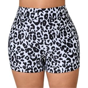 Leopard Print Women's Shorts